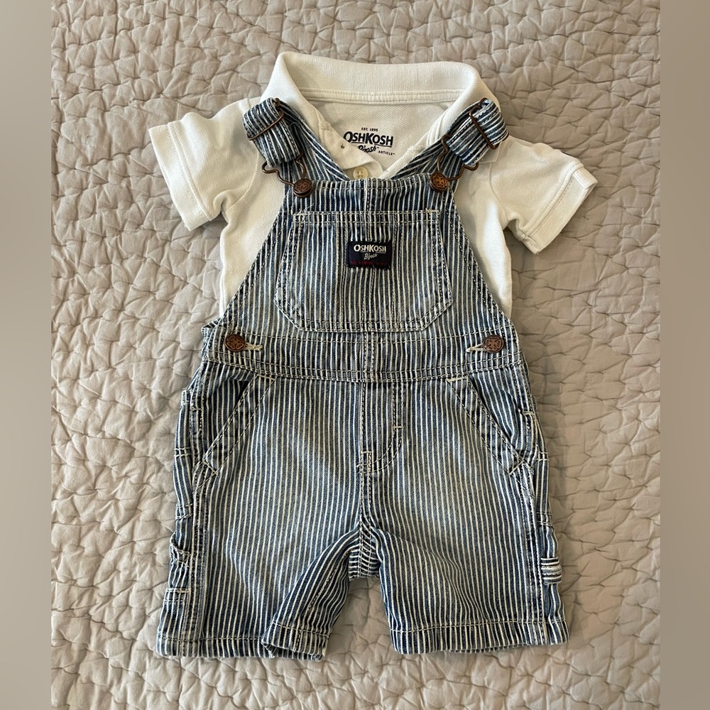 OshKosh B’gosh Overall Set 9m